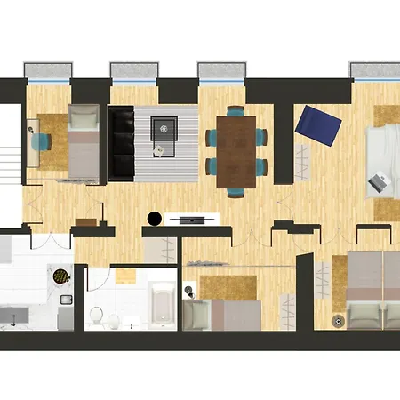 Apartment C2 Bairro Alto 18th Century Beautiful *